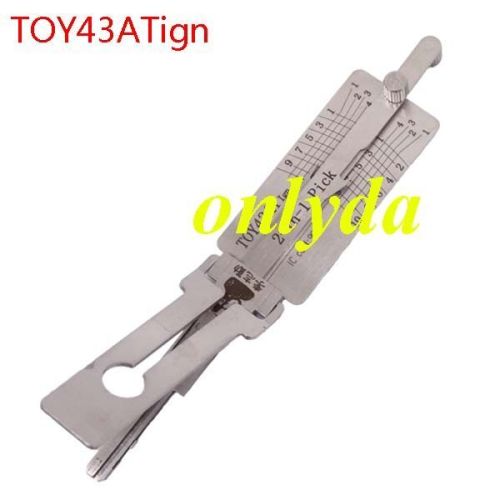For Toyota TOY43AT 2 in 1 tool only ignition lock