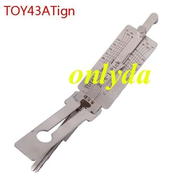 For Toyota TOY43AT 2 in 1 tool only ignition lock