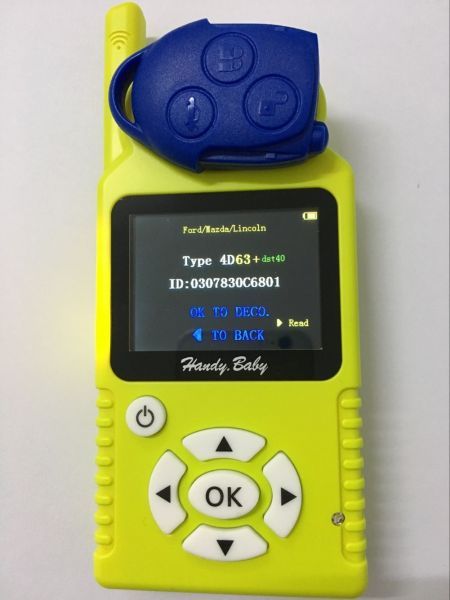 For Original ford transit blue remote  434mhz with electric 4D63 chip FCCID:6CIT15K601 AG