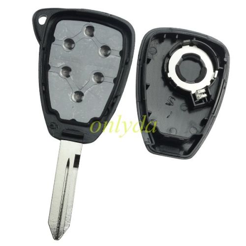 For Chrysler 3+1B remote  key shell without badge place