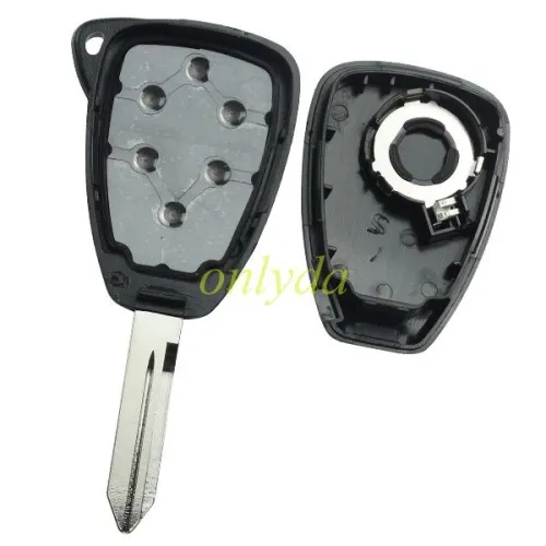For Chrysler 3+1B remote  key shell without badge place