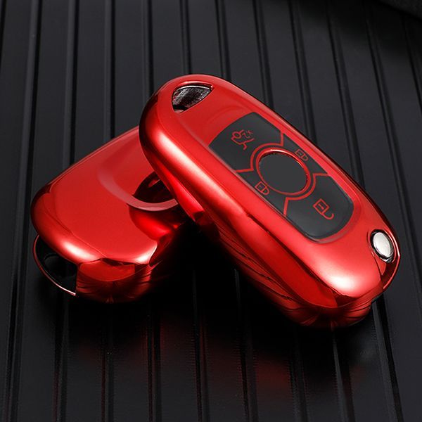 For Buick Chevrolet 4 button TPU protective key case, please choose  the color