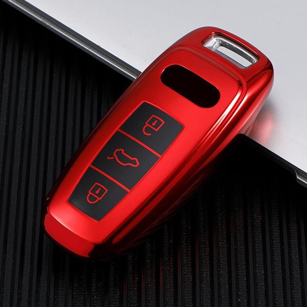 For Audi TPU 3 button TPU protective key case,please choose the color