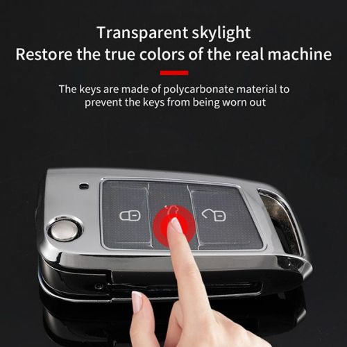 For Passat  TPU protective key case black or red color, please choose