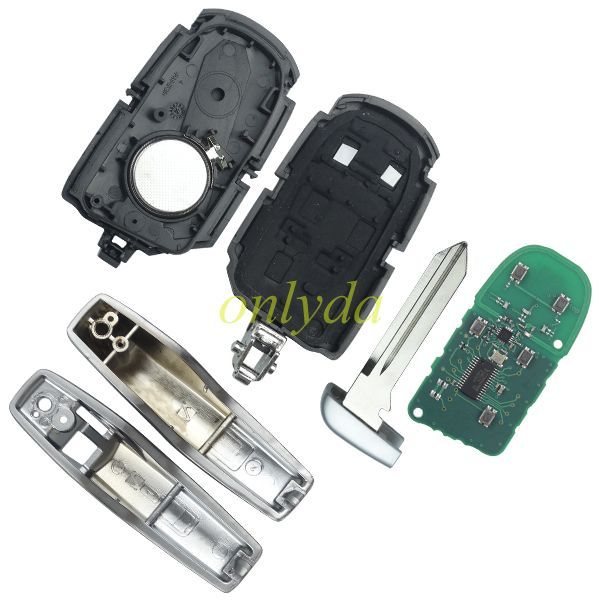 For Maserati 4 button remote key with PCF7945/7953(HITAG2) ID46  433MHz  for  2014-2016 Maserati Quattroporte Ghibli M3N-7393490