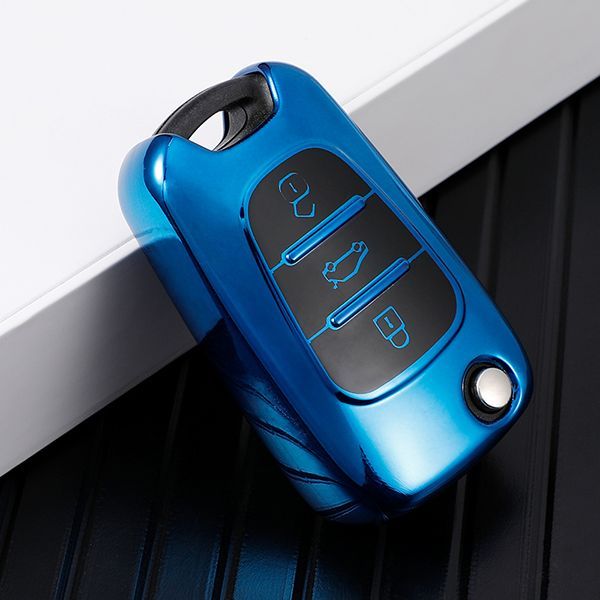 For Hyundai ix35 3 button  TPU protective key case,please choose the color