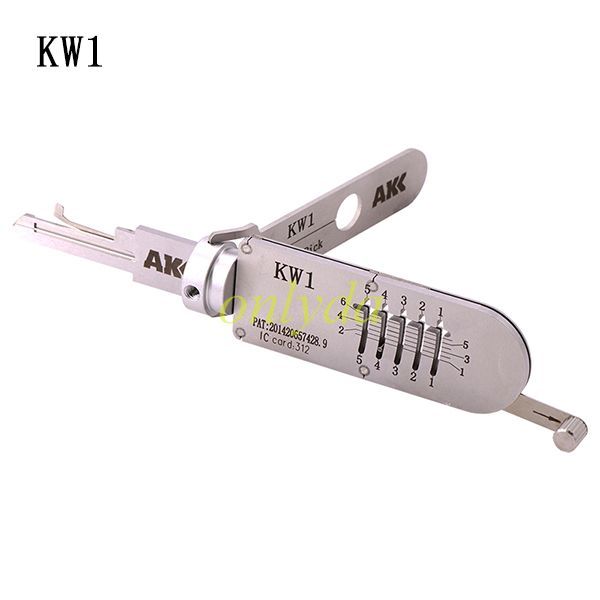 KW1 AKK 2 in 1 decode and lockpick for  KwiKset Residential Lock