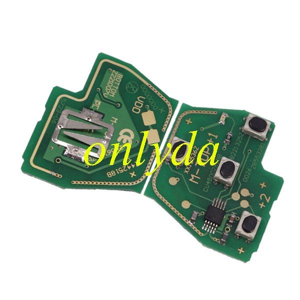 For Nissan 2+1 button remote key with 315mhz/ 433mhz