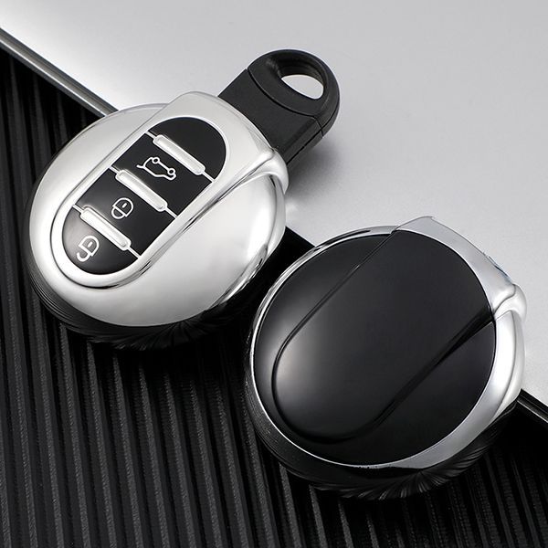 For BMW MINI cooper R55/R56/R60 3 button TPU protecive key case ,please choose the color