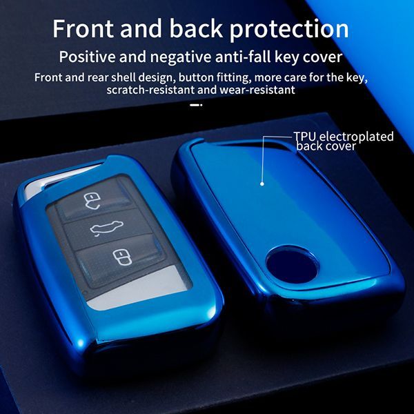 For New Magotan New Passat TPU protective key case black or red color, please choose the color