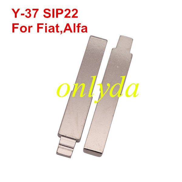 KEYDIY brand key blade  Y-37# SIP22 for Fiat,