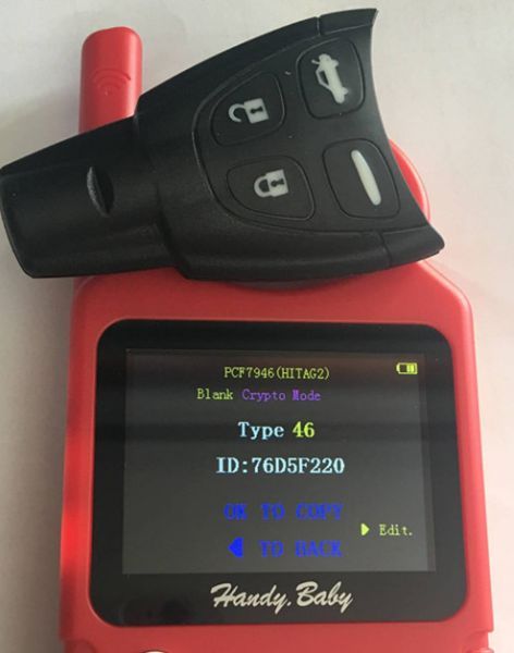 For SAAB 4 button remote key with PCF7946AT chip  315/434 mhz