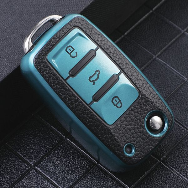For VW 3 button TPU protective key case please choose the color
