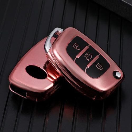 For Hyundai IX25 IX35 3 button  TPU protective key case,please choose the color