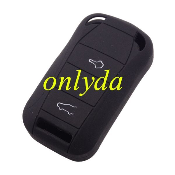 Porsche 2 button silicon case (Black,Blue ,Red. Please choose the color)
