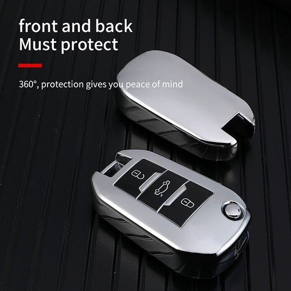 For Citroen 3 button TPU protective key case ,please choose the color
