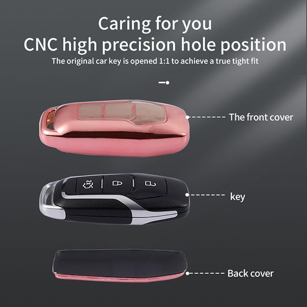 For Ford 3 button TPU protective key case , please choose the color