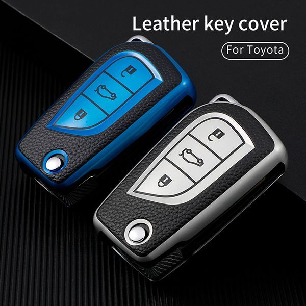 For Toyota 3 button TPU protective key case please choose the color