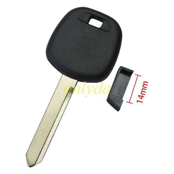 For toyota key blank (No logo) Toy47 blade （Soft plastic handle）