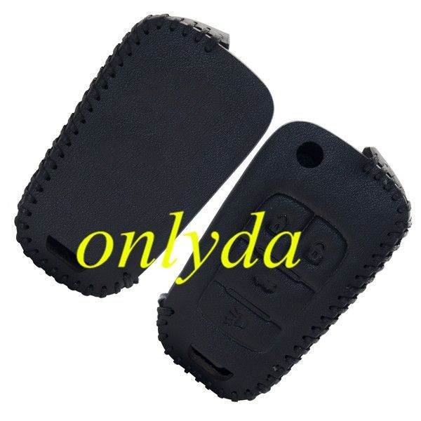 For  Buick 3 +1button  button key leather case used Regal 09-14   Chevrolet, Cruze, AVEO, CAPTIVA, Malibu,ect.