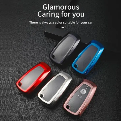 For Ford TPU protective key case  black or red color, please choose
