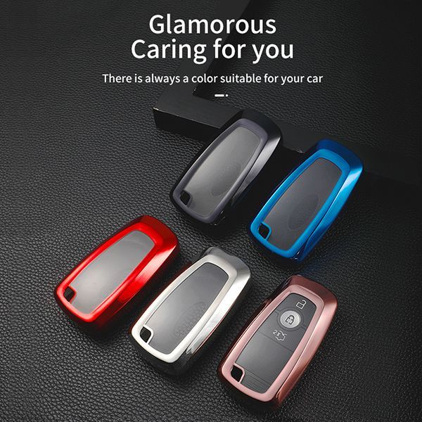 For Ford TPU protective key case  black or red color, please choose