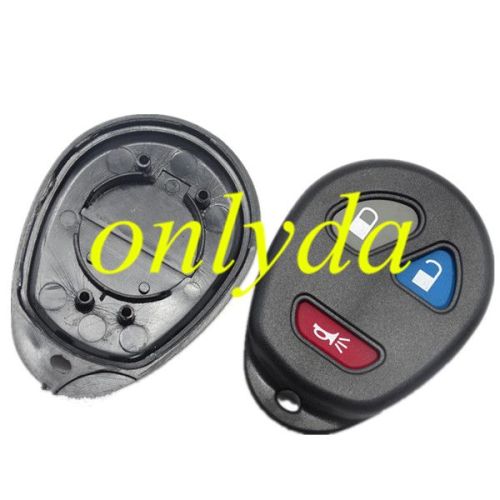 For Buick 2+1 Button key blank with battery part