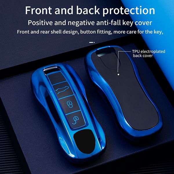 For Porsche 3 button TPU protective key case please choose the color