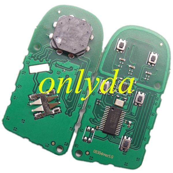 For keyless  remote key434mhz- PCF7945/7953   HITAG2 chip with 2/2+1/3/3+1/4+1 button key shell