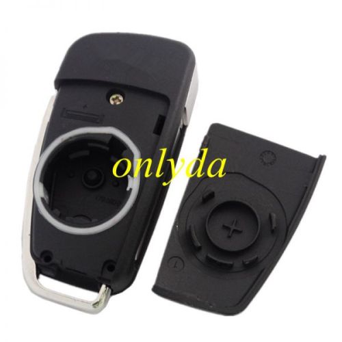 For Audi 3 button flip key blank with HU66 blade