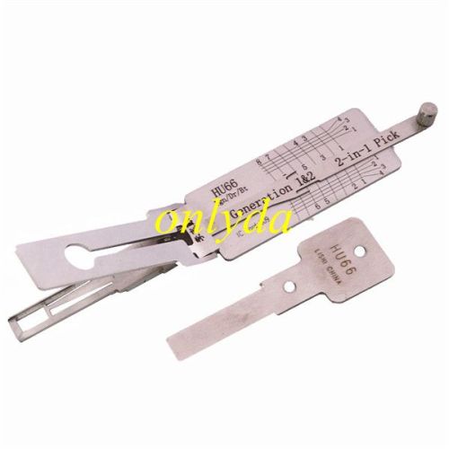HU66 2 In 1 lock pick and decoderused