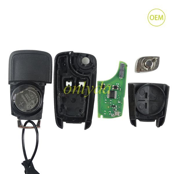 For Chevrolet OEM 2 button remote key with 434mhz/315mhz  5WK50079 95507070 chip GM(HITA G2) 7937E chip