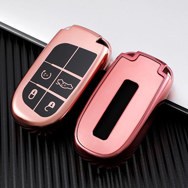 For Jeep, free light, dodge, coolway 4 button TPU protective key case , please choose the color