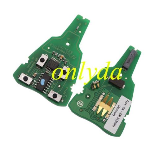 For SAAB 4 button remote key with PCF7946AT chip  315/434 mhz