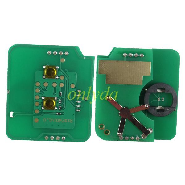 For Nissan keyless smart 2 button remote key 433MHZ with 4D60 chip