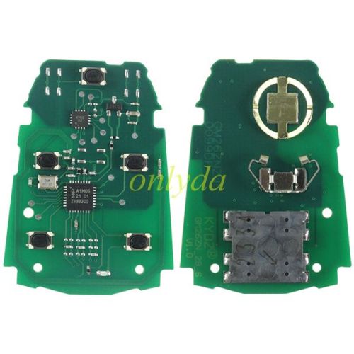 For Cadillac model 4+1 button KYDZ universal remote key pcf7942 HITAG2 46 chip 433mhz