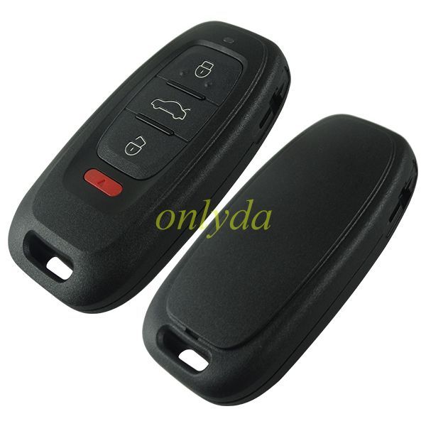 For Audi 4 button modify remote key shell, the button is very soft