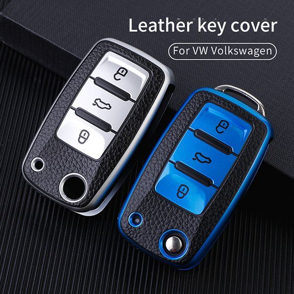 For VW 3 button TPU protective key case please choose the color