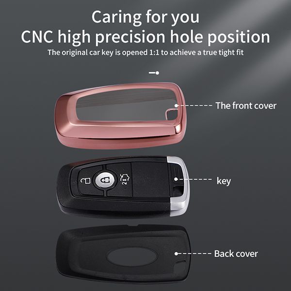 For Ford TPU protective key case  black or red color, please choose