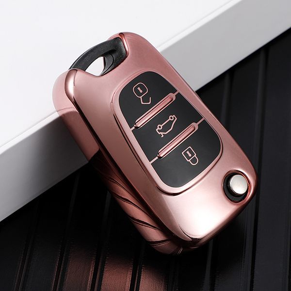 For Hyundai ix35 3 button  TPU protective key case,please choose the color