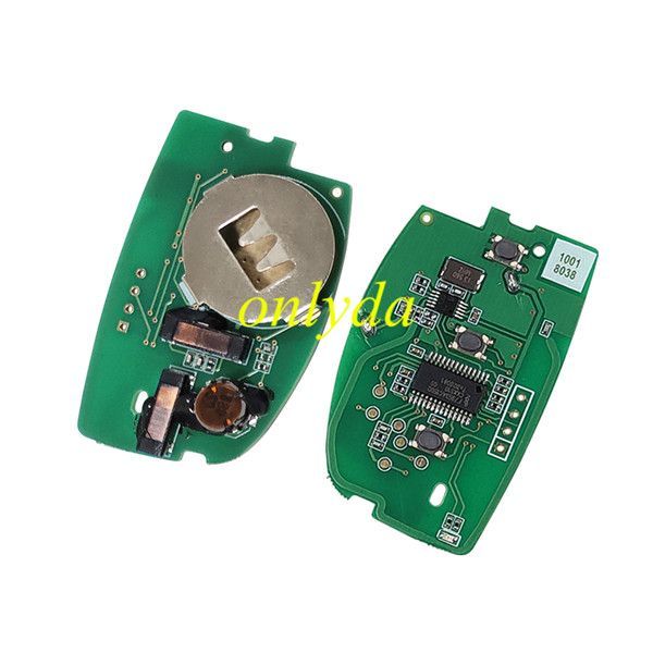 keyless Smart 3 button remote key with PCF7945/7953 chip (HITAG2) with 433mhz