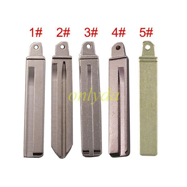 for Kia flip remote key blank blade，please choose which one you need