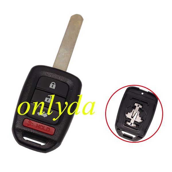 For  Honda  OEM remote key，3+1Button, 434MHZ，FCC ID:ML BHL IK6-1TA ，no chip