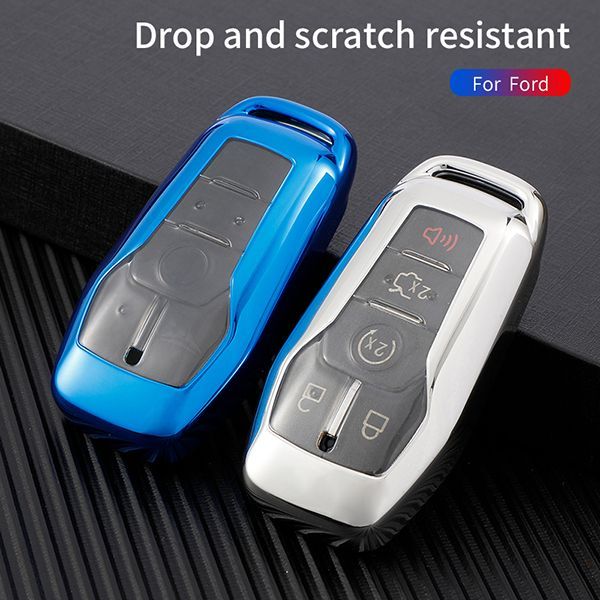 For Ford TPU protective key case  black or red color, please choose