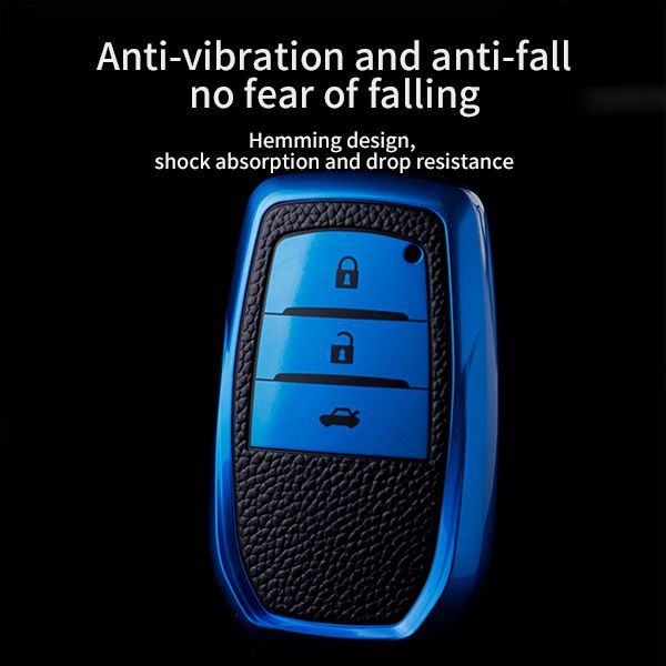 For Toyota 3 button TPU protective key case please choose the color