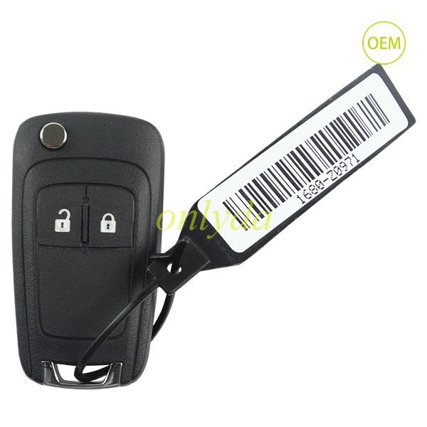 For Chevrolet OEM 2 button remote key with 434mhz/315mhz  5WK50079 95507070 chip GM(HITA G2) 7937E chip