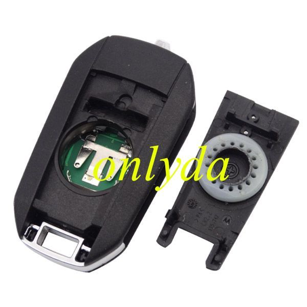 For  Peugeot 3 button remote keys chip PCF 7941(HITAG2) with HU83 blade 434MHZ HELLA 5FA010 353-20 CMIIT ID:2013DJ0113   9807343377 00 Original PCB+  aftermarket shell