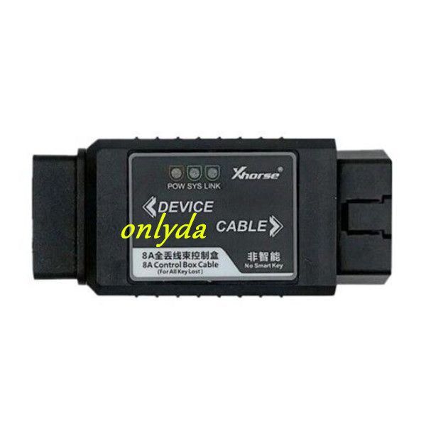 For XHORSE 8A Non-smart Key Adapter  Toyota 8A Control Box Cable Support All Key Lost No Disassemble Immobilizer Box