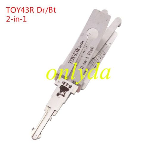 For Lishi subaru TOY43R lock pick for Subaru XV FLORID
