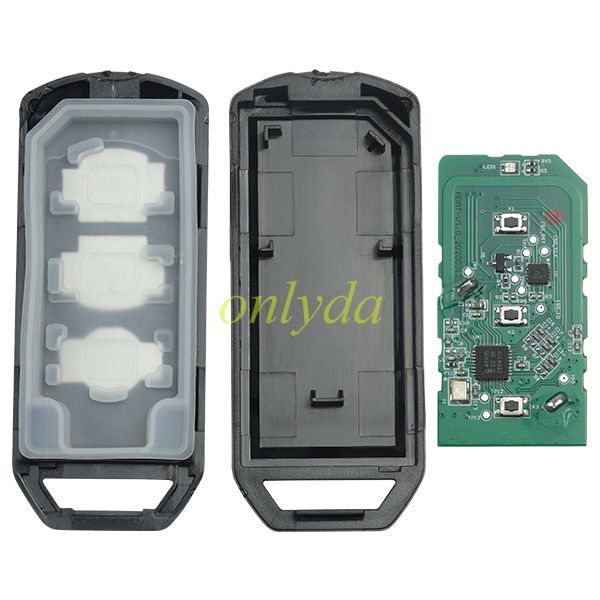 For KYDZ Brand Honda motor 3 button  smart remote K12 433MHZ with 47chip
